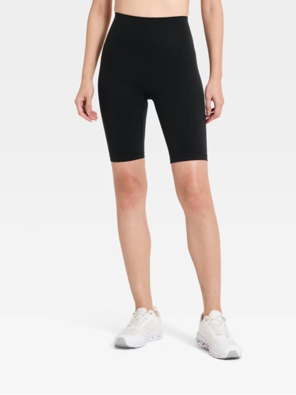 Women's Super Flex Ultra High Rise Bike Shorts 9" - All In Motion Black XS
